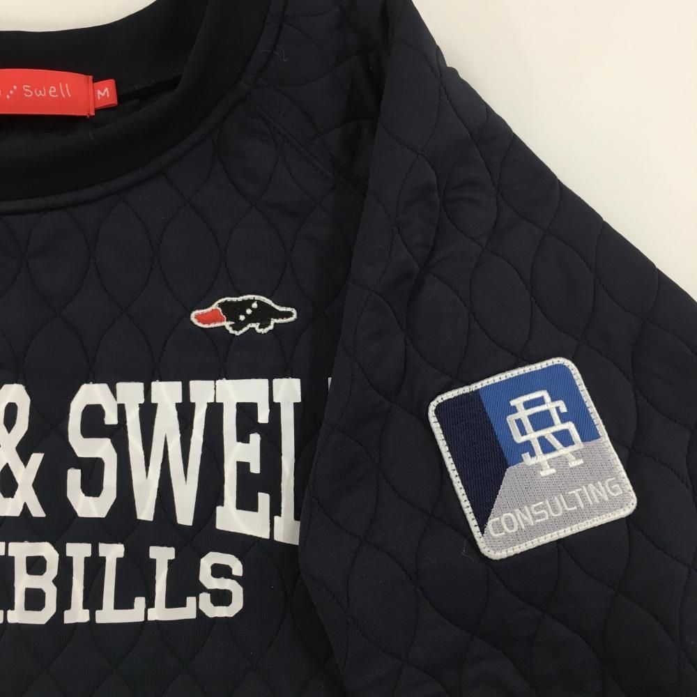 超美品】ラフアンドスウェル トレーナー ネイビー×白 キルティング