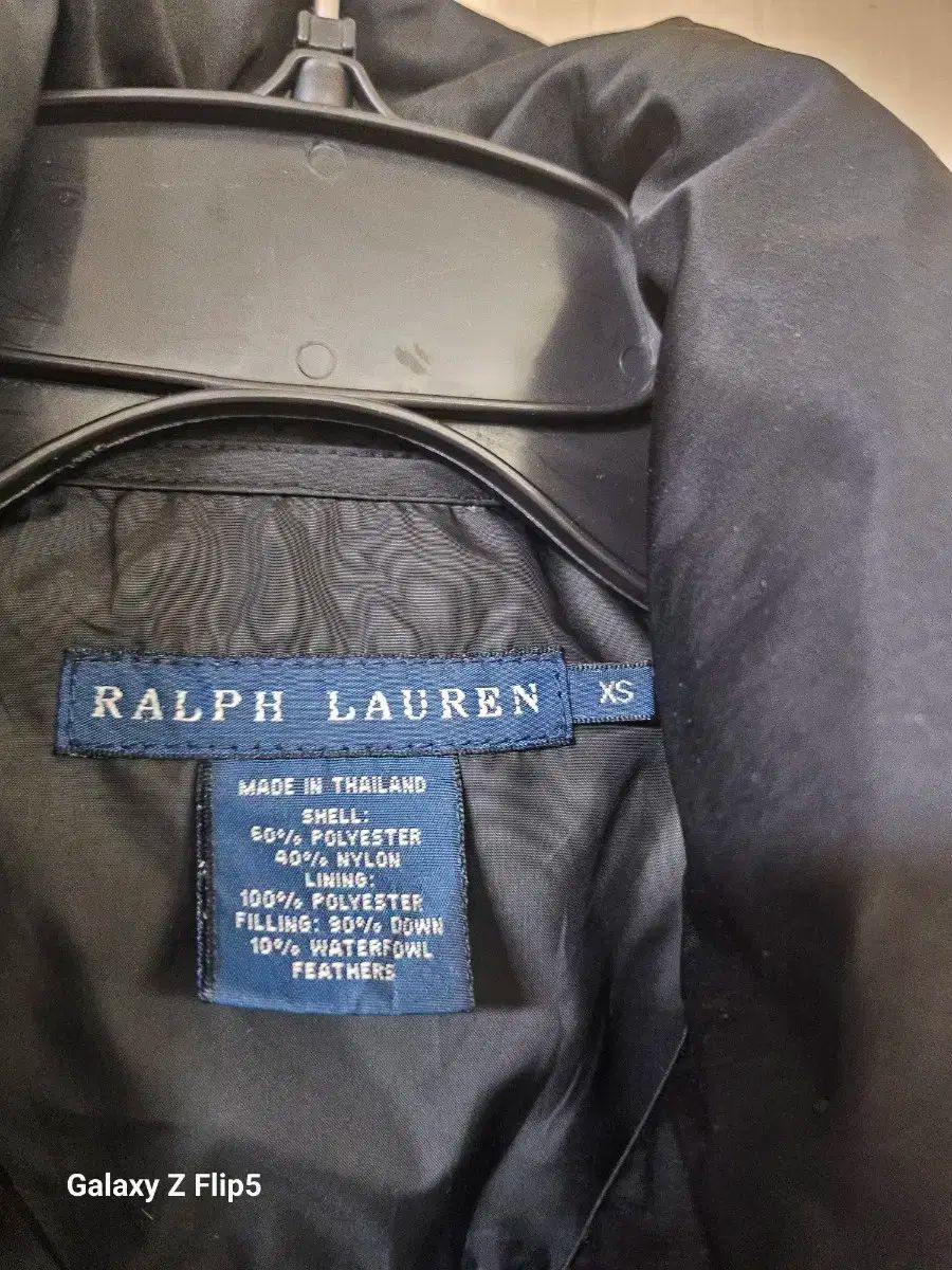 ポロラルフローレン ブラック ダウン ベスト xs