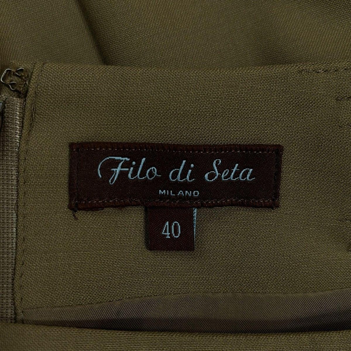 生殖能力 Filo di Seta フィロディセタ スカート サイズ40 M レディース - ブラウンベージュ ひざ丈