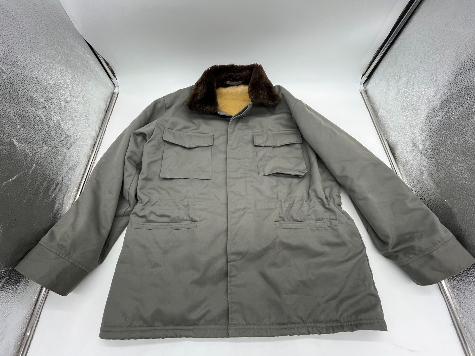 防寒上衣 東京都 昭和60年度調製 大 日生商興 ジャケット ファー 冬 防寒着 ヴィンテージ ビンテージ 昭和レトロ 昭和 レトロ