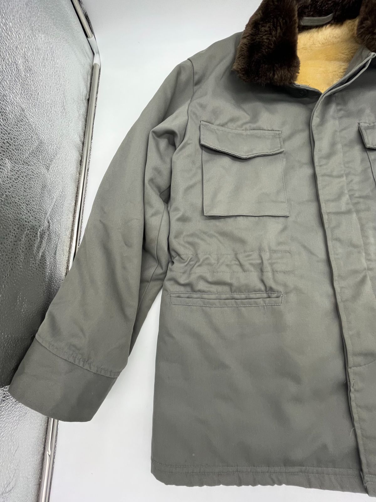 防寒上衣 東京都 昭和60年度調製 大 日生商興 ジャケット ファー 冬 防寒着 ヴィンテージ ビンテージ 昭和レトロ 昭和 レトロ
