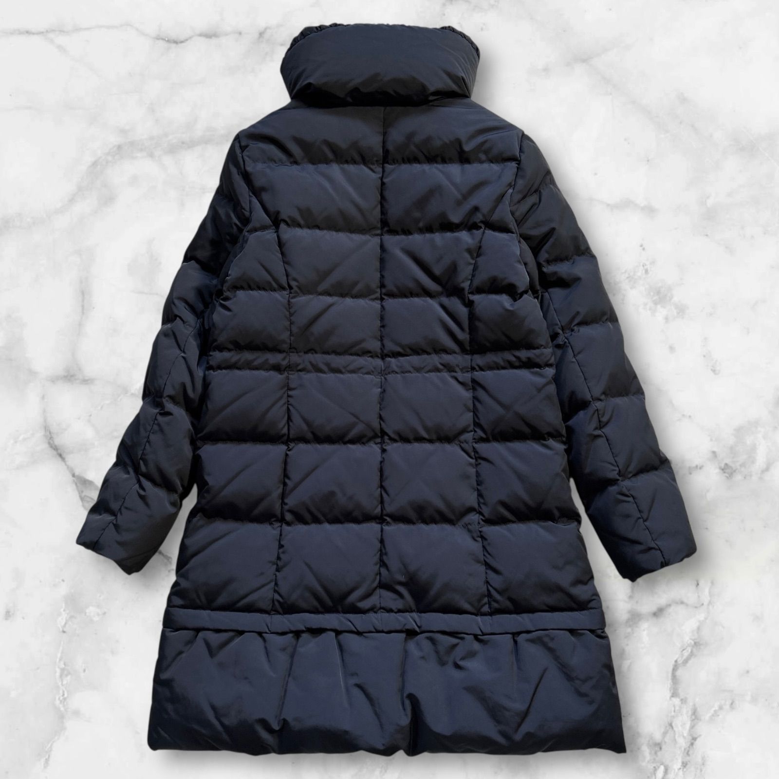 美品 anySiS エニィスィス Lサイズ ロングダウンコートネイビー上品