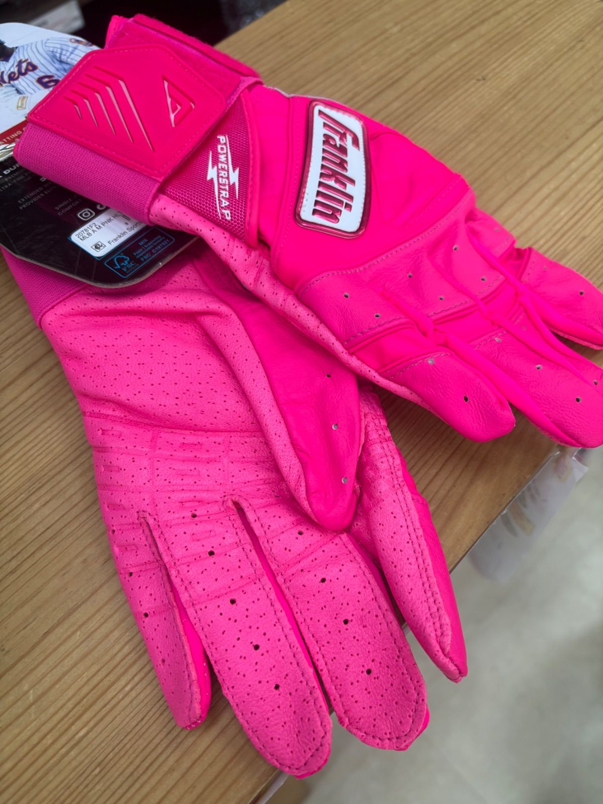 フランクリン バッティング手袋 20781 PINK WHITE Mサイズ