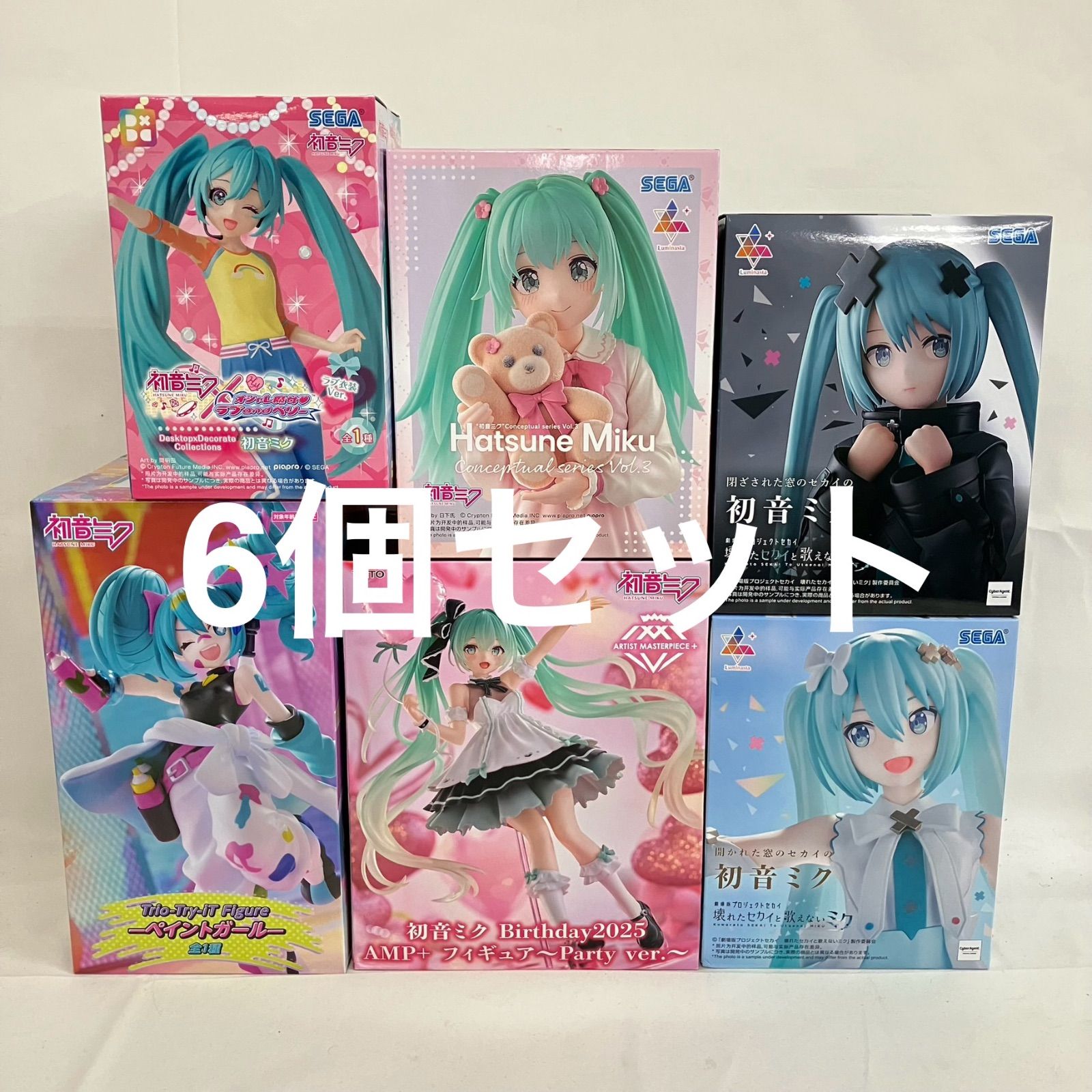 未開封 初音ミク フィギュア まとめ 6個セット SFJ224 c107 - メルカリ