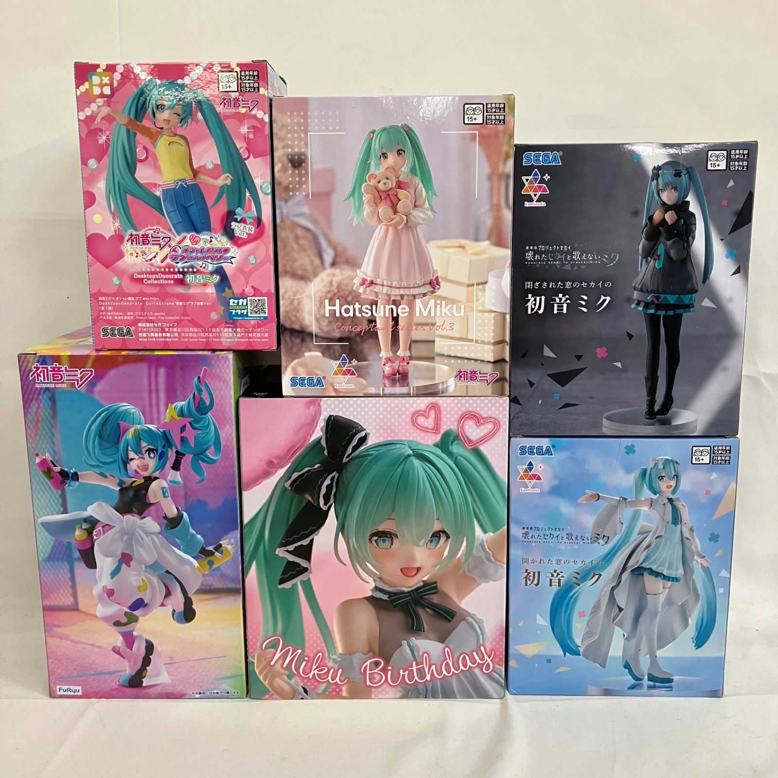 未開封 初音ミク フィギュア まとめ 6個セット SFJ224 c107 - メルカリ