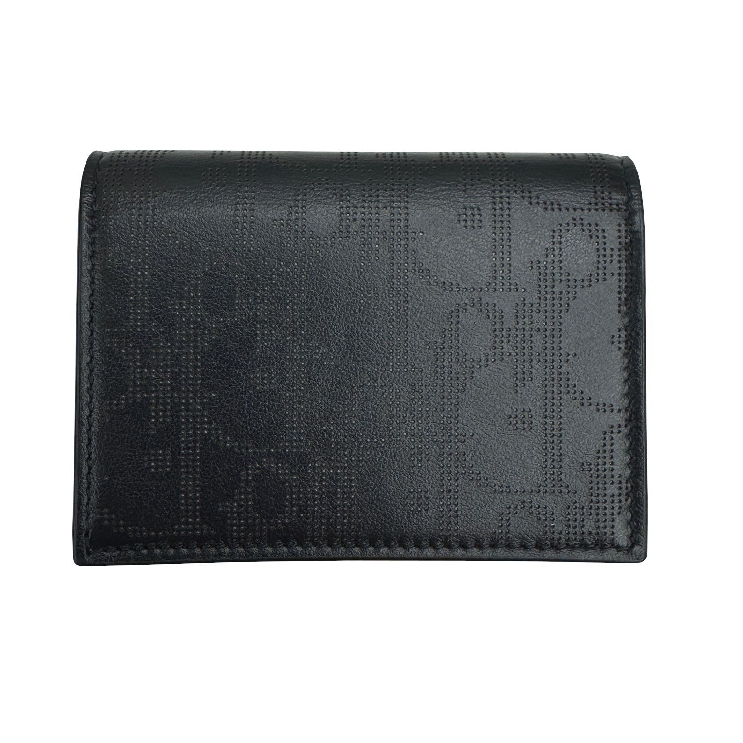 Christian Dior クリスチャンディオール オブリークギャラクシー ビジネスカードケース 名刺入れ カードケース パンチングレザー ブラック シルバー金具 レディース メンズ ユニセックス ブランドギャラリー