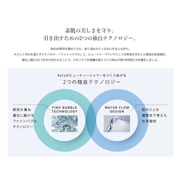 MTG エムティージー シャワーヘッド ReFa FINE BUBBLE U リファ ファインバブルユー シルバー RS-BH-15A 2615455