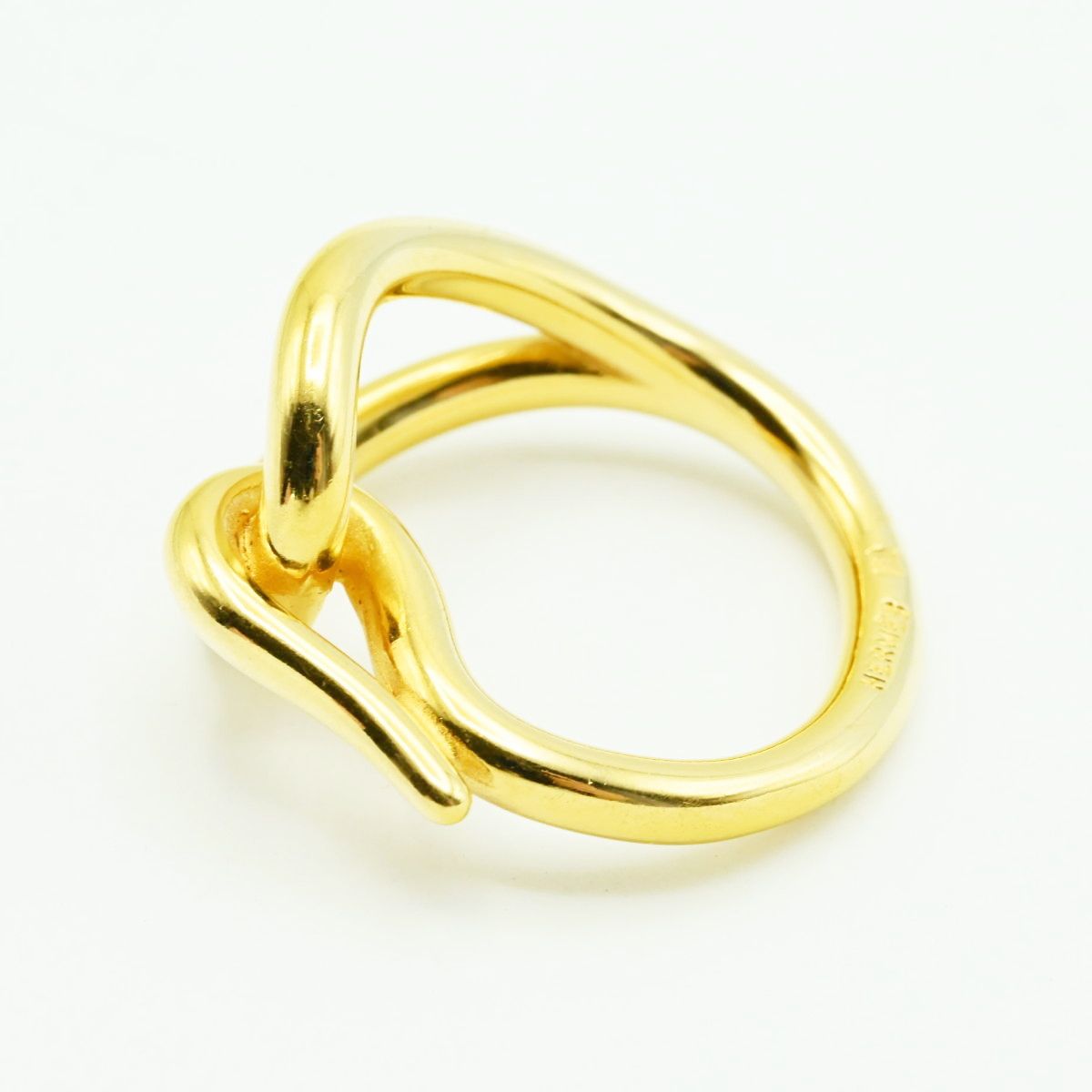 HERMES エルメス ジャンボ GP スカーフリング ゴールド K11-k028 MERCADOAVALIA_COM_BR