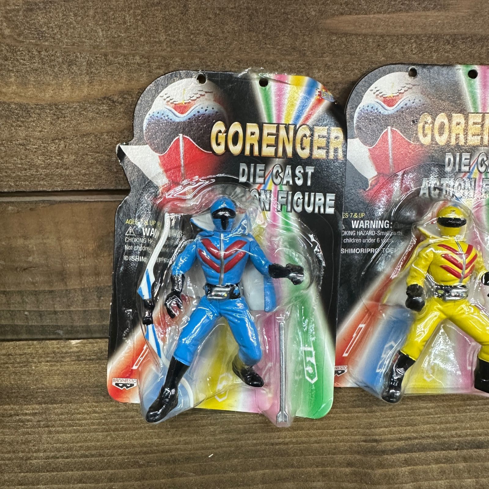 ○ゴレンジャー ダイキャストアクション フィギュア 5種 - メルカリ