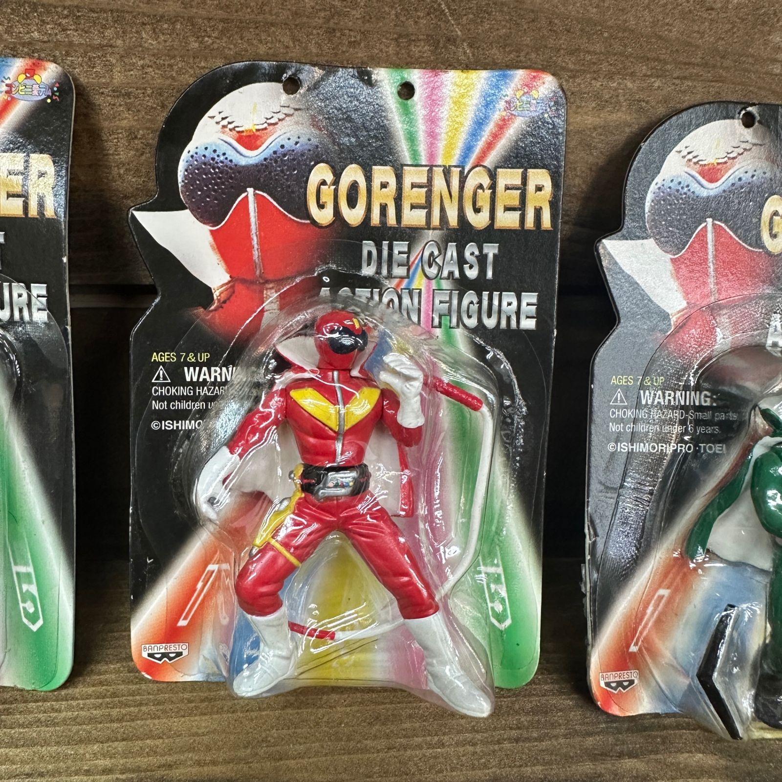 ○ゴレンジャー ダイキャストアクション フィギュア 5種 - メルカリ