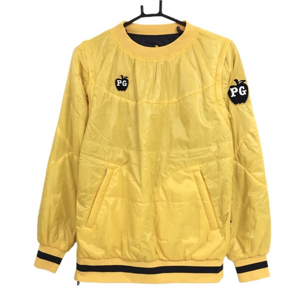 パーリーゲイツ 4WAY中綿リバーシブルスニード オレンジイエロー 裏ネイビー アップル レディース 1 M ゴルフウェア PEARLY GATES