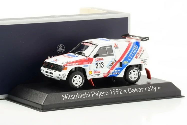 ノレブ 1 43 三菱 パジェロ ダカールラリー 213 3位 1992 ホワイト NOREV Mitsubishi Pajero Dakar Rally N213 3. Platz Weiss 800163