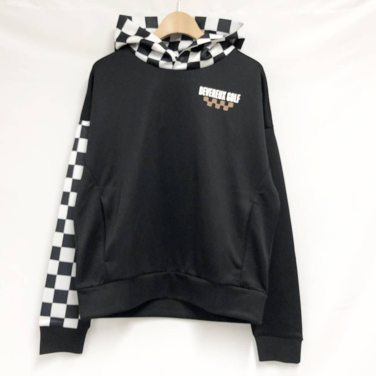最新作 devereux golf ニットセーター チェッカー クルーネック 【公式