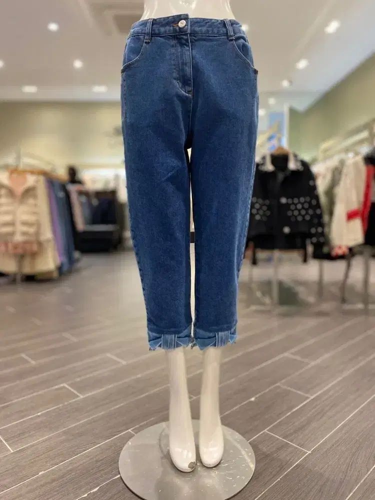 オッズセカンド リボン デニムパンツ