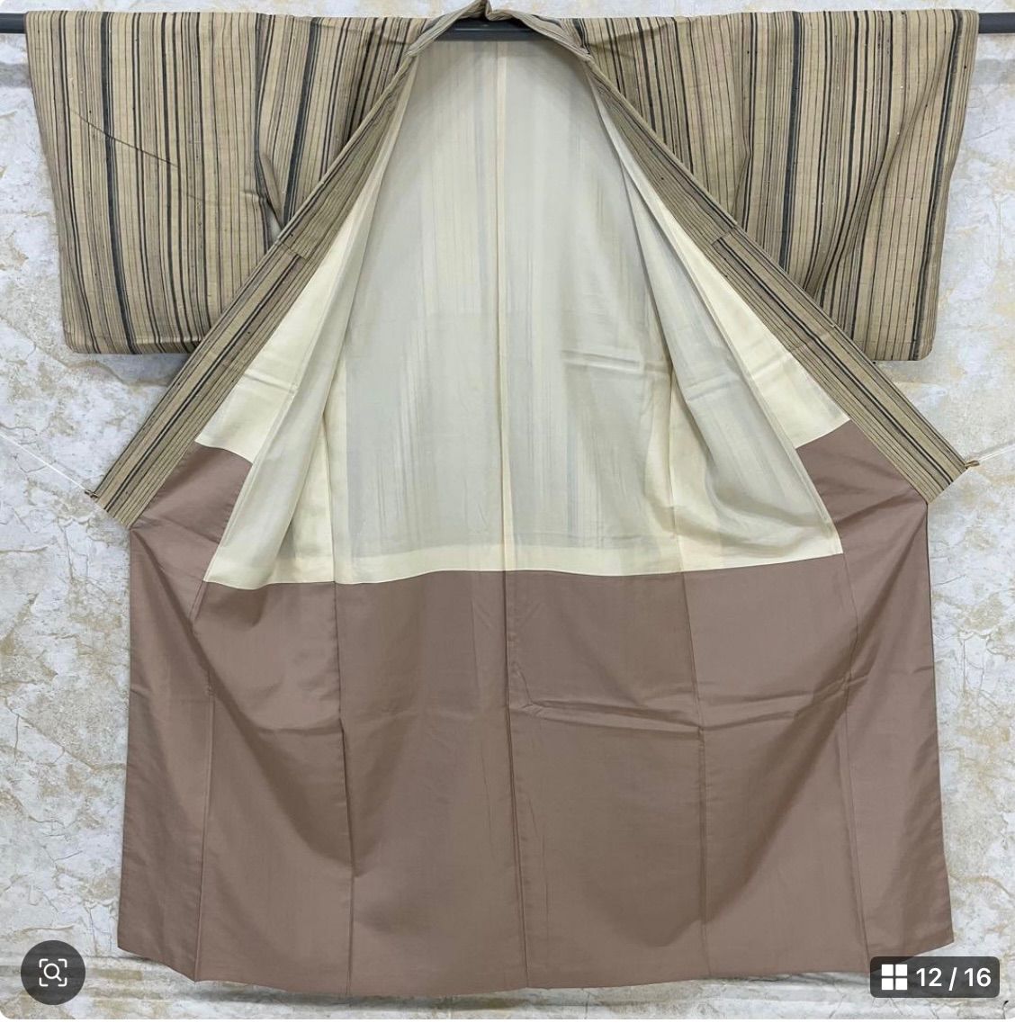 正絹 裄63肩丈150