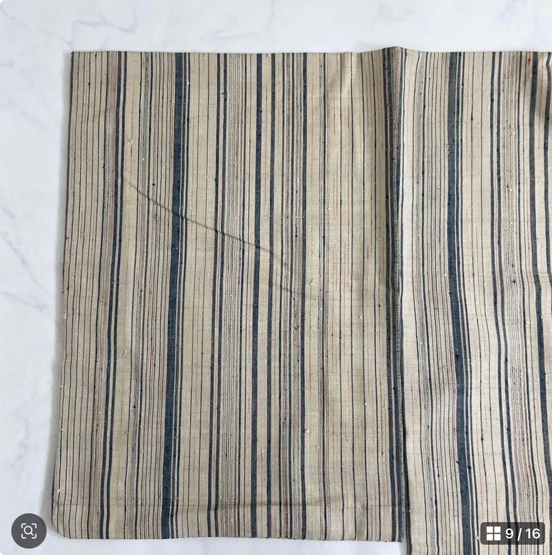 kimono one kimonoarisa 厳選 浦野理一 経節紬 縞模様 正絹 裄63肩丈150 着物帯小紋普段着名古屋帯洒落袋帯半幅帯