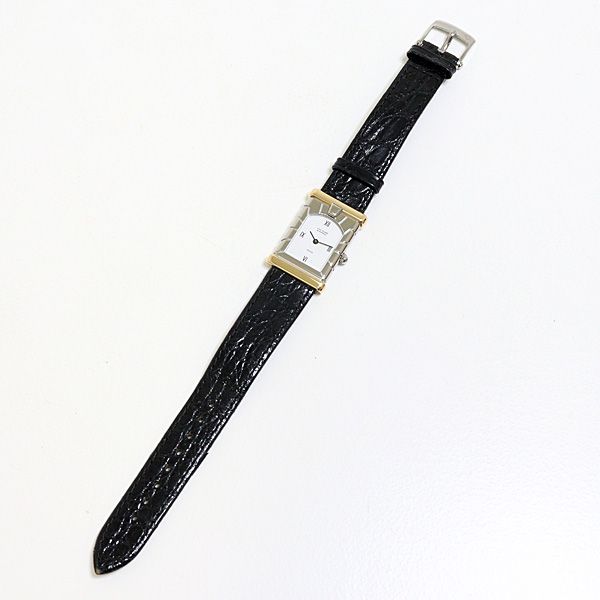 ヴァンクリーフ＆アーペル レディース腕時計 ファサード ホワイト文字盤 レザー クォーツ 仕上げ済
