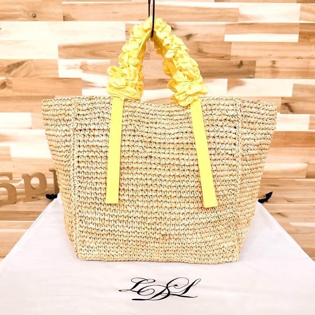 ラドロー　カゴバック　ストロー　ラフィア　グレープハンドル LUDLOW（かごバッグ/ストローバッグ）のフリマアイテム一覧