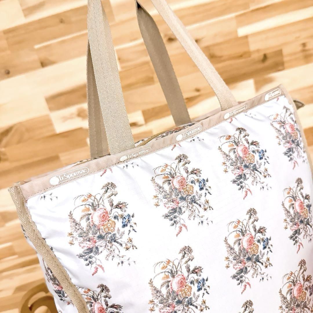 希少/美品【レスポートサック×ヴィアンドエー】限定コラボ 花柄トート