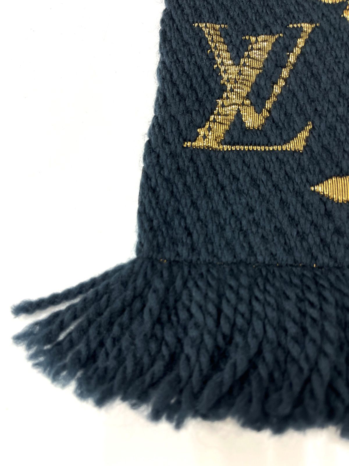 LOUIS VUITTON ルイヴィトン エシャルプ・ロゴマニア シャイン