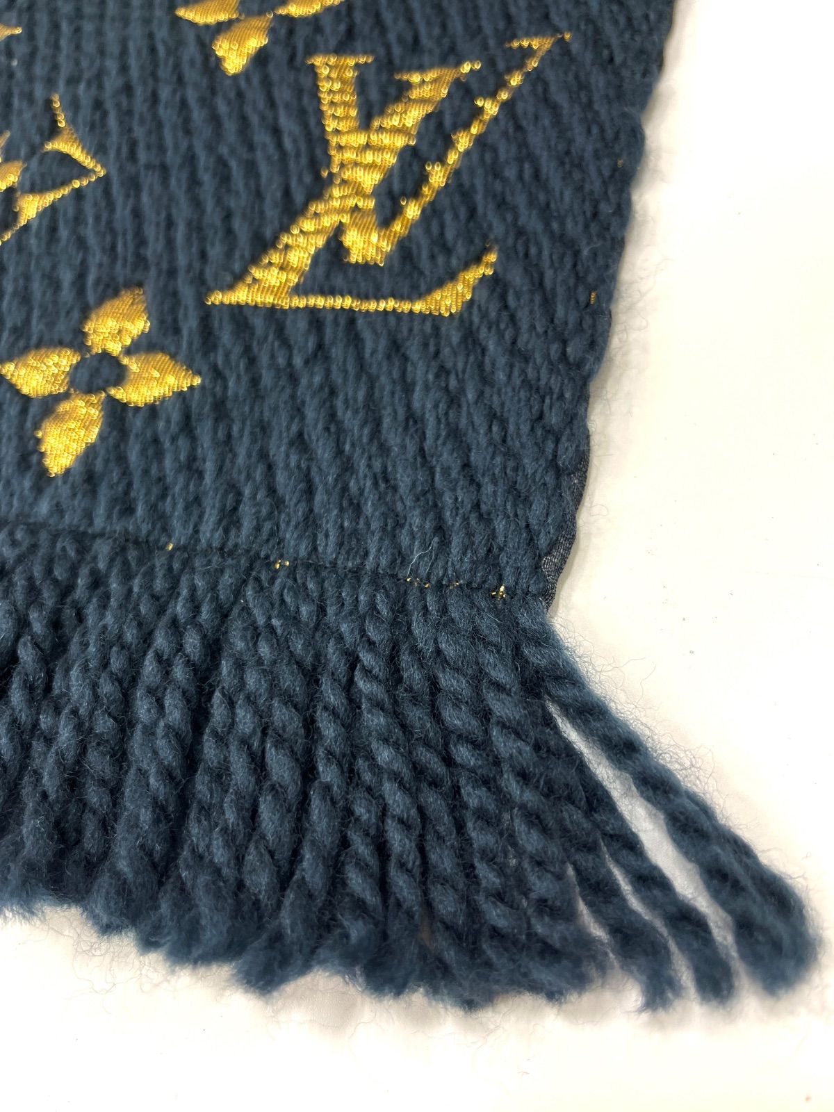美品❗️ ルイヴィトン エシャルプ ロゴマニア シャイン マフラー