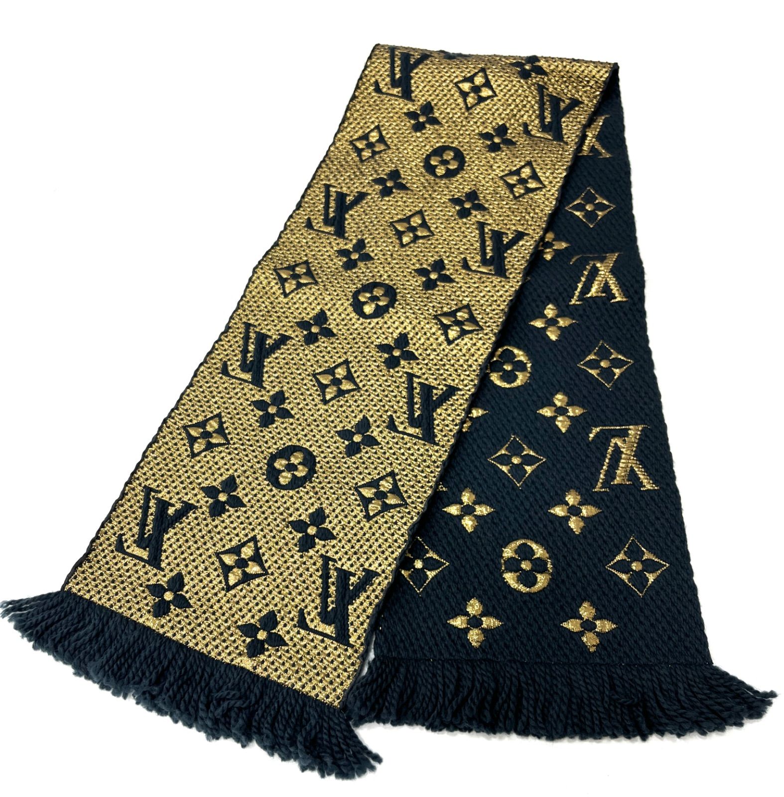 LOUIS VUITTON ルイヴィトン エシャルプ・ロゴマニア シャイン 