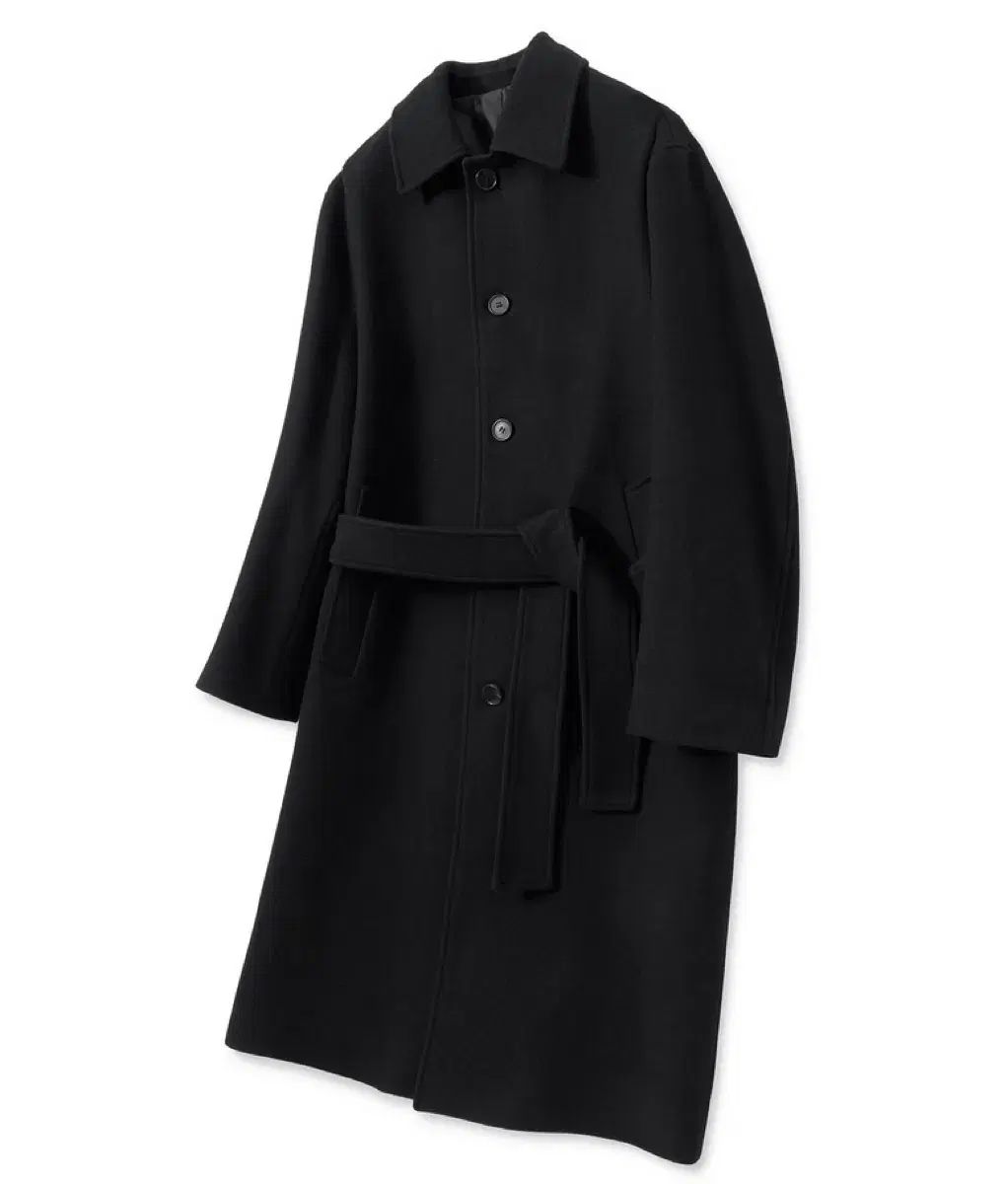 tngt カシミア ローブ バルマカーン コート ブラック ハンドメイド