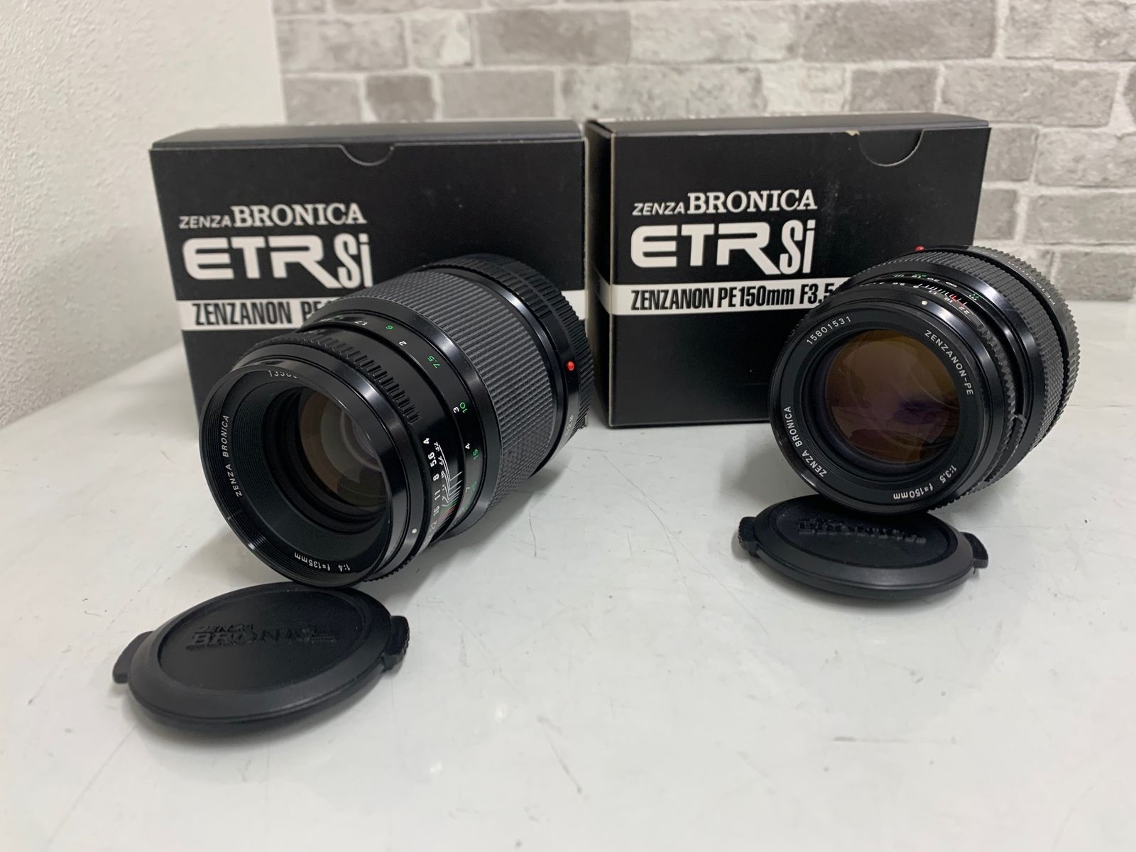 ZENZABRONICA ZENZANON PE135mm F4 PE150mm F3.5 カメラレンズ 2本セット