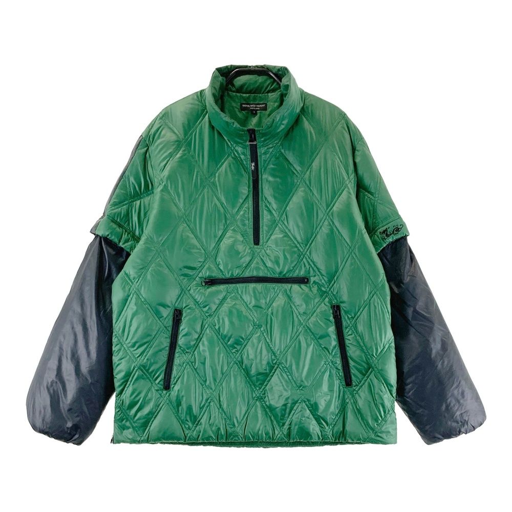 サイズ 3 DANCE WITH DRAGON ダンスウィズドラゴン 2WAY ハーフジップ ダウンブルゾン グリーン系 240101403523 ゴルフウェア メンズ ストスト