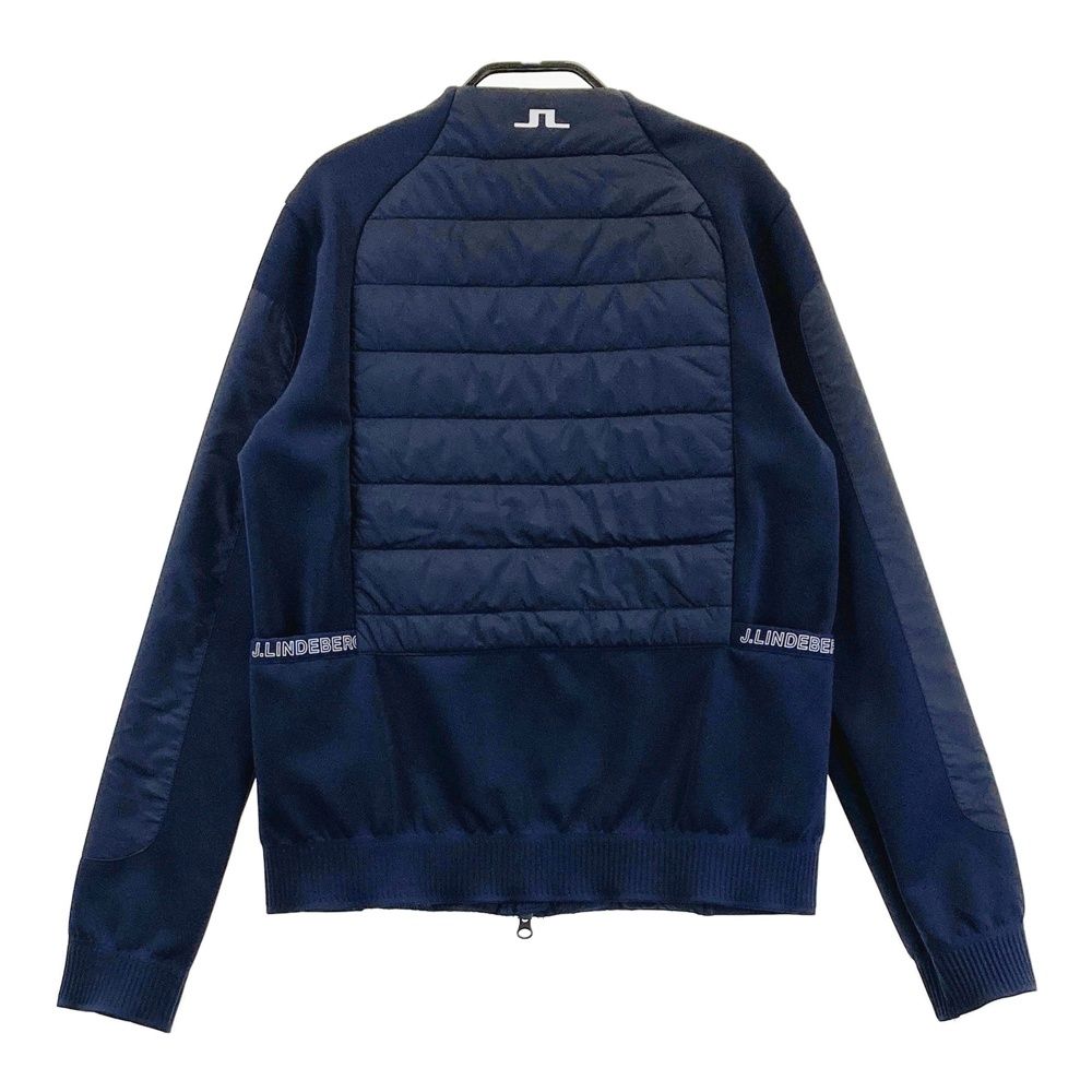 サイズ XS J. ジェイリンドバーグ フルジップ 中綿ジャケット ネイビー系 ゴルフウェア レディース ストスト