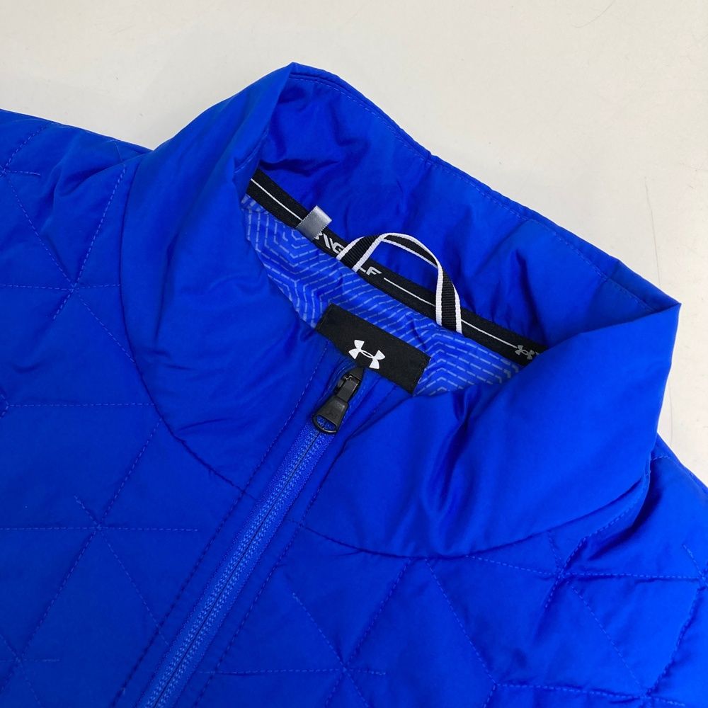 サイズ：LG UNDER ARMOUR アンダーアーマー 中綿ジャケット ブルー系