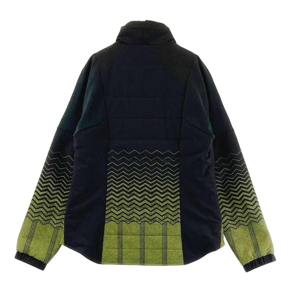 サイズ L GOLF デサントゴルフ 中綿ジャケット モバイルサーモ 総柄 ブラック系 ゴルフウェア レディース ストスト