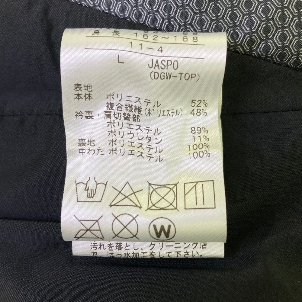  サイズ L GOLF デサントゴルフ 中綿ジャケット モバイルサーモ 総柄 ブラック系 ゴルフウェア レディース ストスト ジャケット レディースウェア