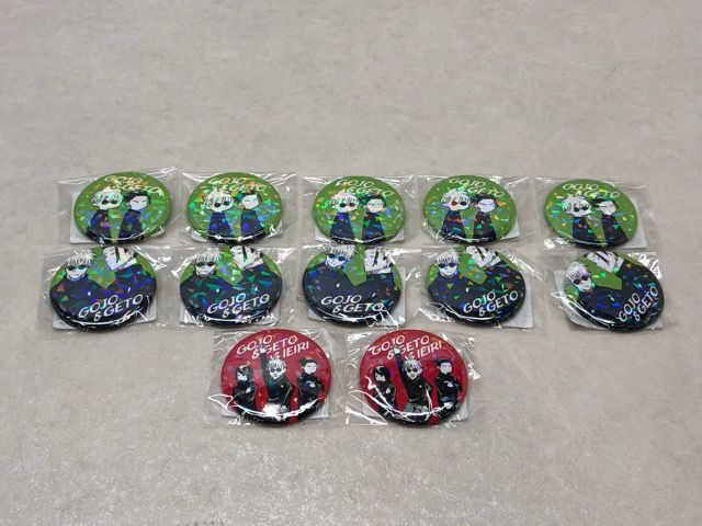 呪術廻戦 懐玉 玉折 オールスター缶バッジ 完全受注生産 オル缶 家入硝子 呪術廻戦 完全受注生産 オールスター缶バッジ 懐玉・玉折 五条 夏油 家