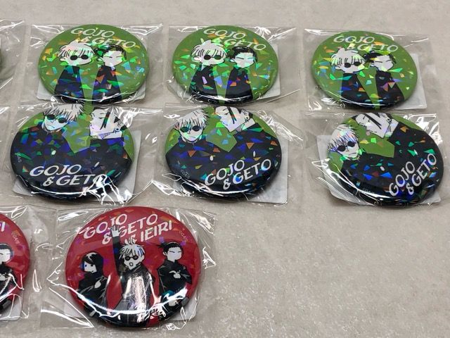 未開封☆呪術廻戦 懐玉・玉折 オールスター缶バッジ 五条悟 夏油傑 家