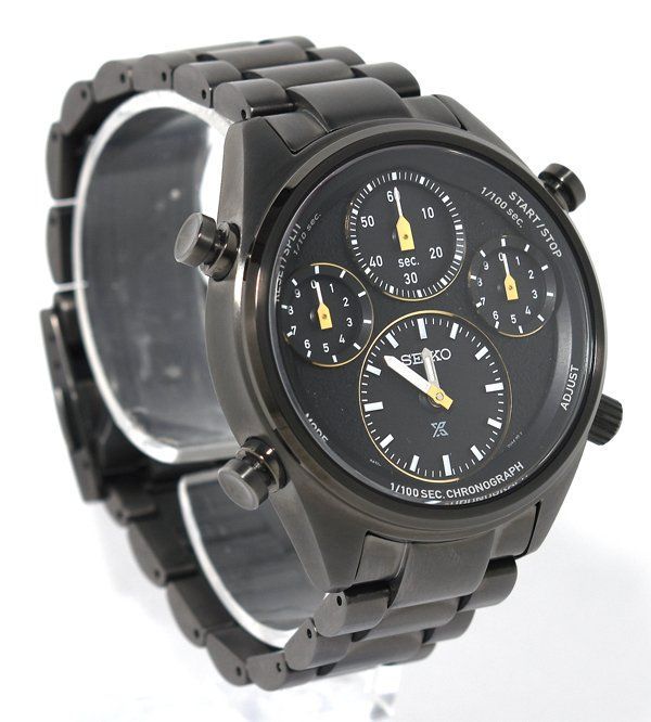 SEIKO セイコー PROSPEX プロスペックス スピードタイマー SBER 007 8 A 50 00 B 0 ソーラークロノグラフ メンズ