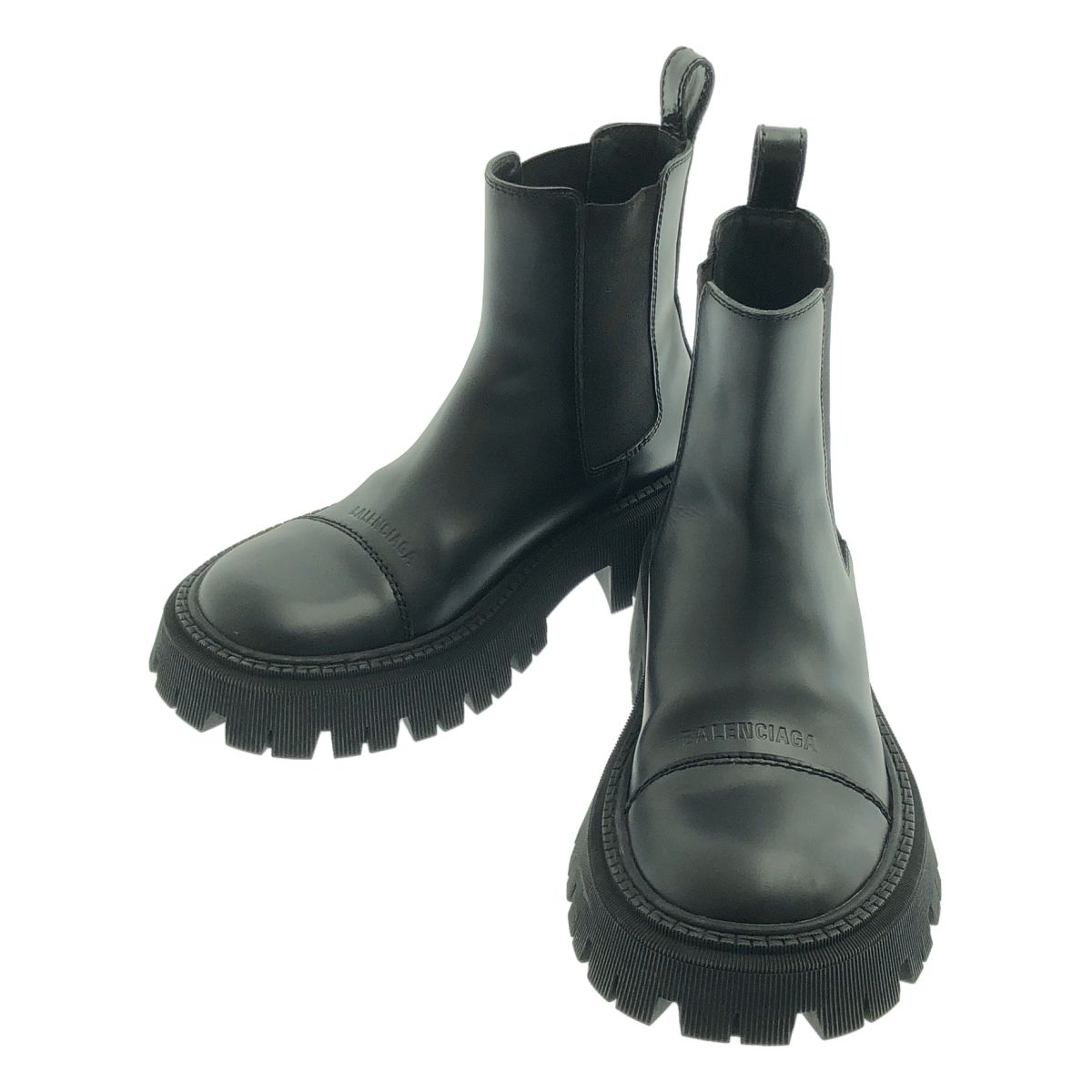 バレンシアガ TRACTOR BOOTIE トラクター チェルシーブーツ 36 ブラック レディース