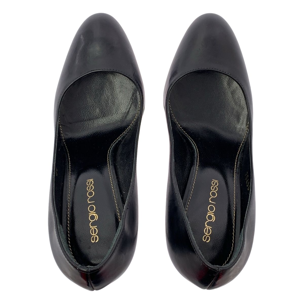 美品】 sergio rossi / セルジオロッシ | レザー ヒール パンプス | 34