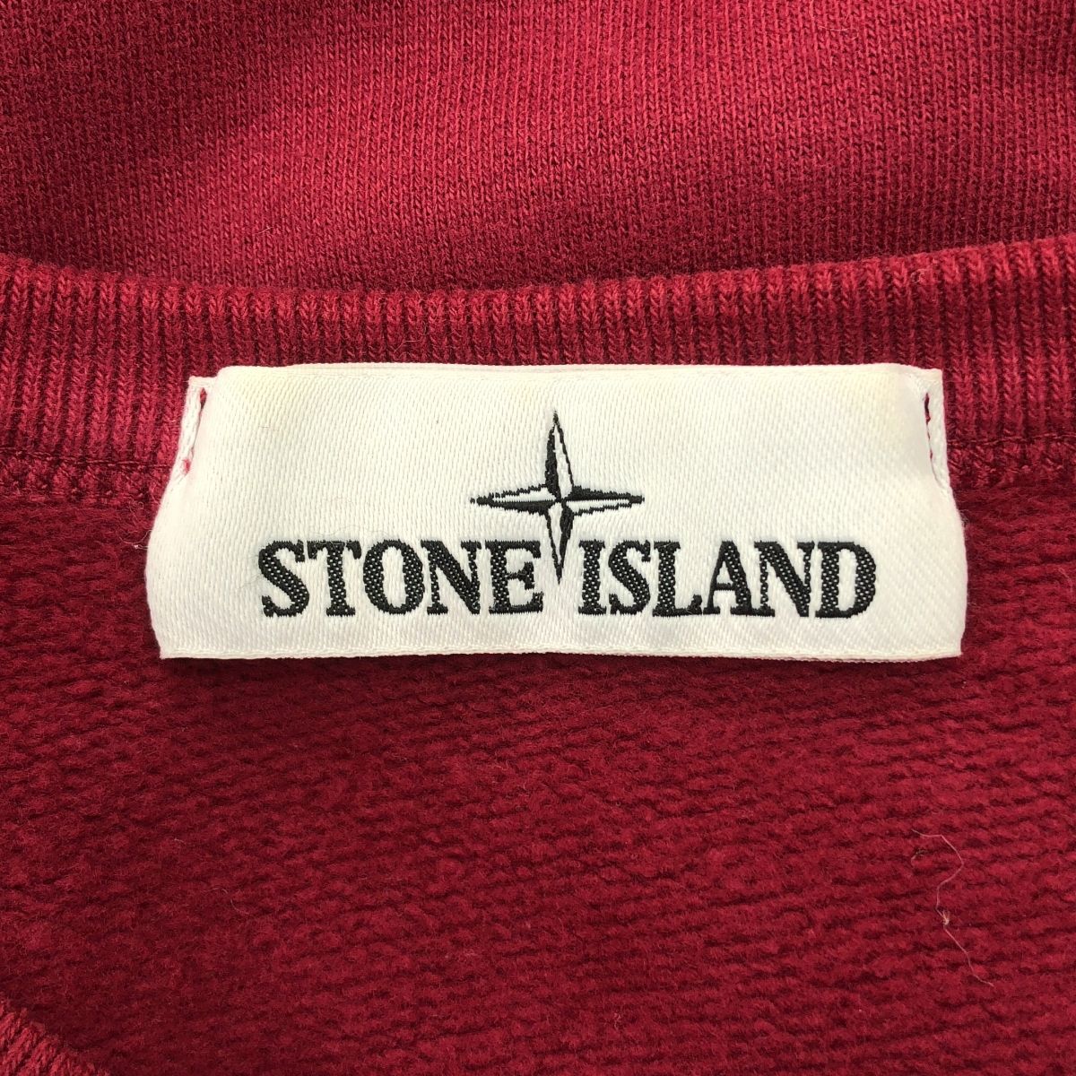 Stone  レッド クルーネック トレーナー クルーネックスウェットトレーナー 10オンス 裏毛 - 【無地市場】無地T