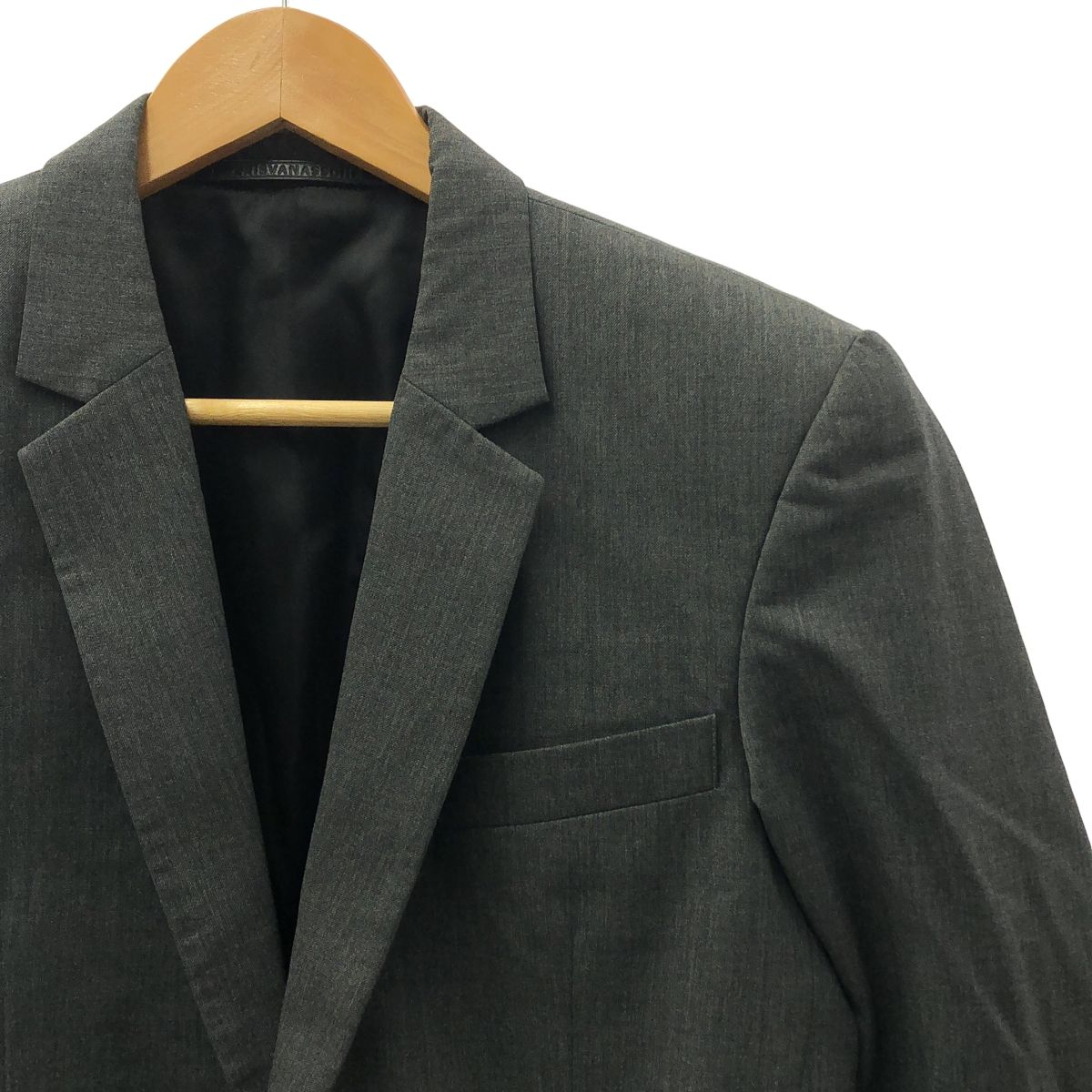 KRIS VAN ASSCHE クリスヴァンアッシュ セットアップ 1B テーラードジャケット カーゴスラックス パンツ 44 グレー メンズ