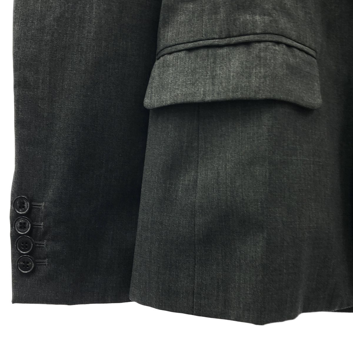 【美品】★KRIS VAN ASSCHE★レイヤードベスト★48 黒系グレー 毛 KRIS VAN ASSCHE / クリスヴァンアッシュ | セットアップ / 1B