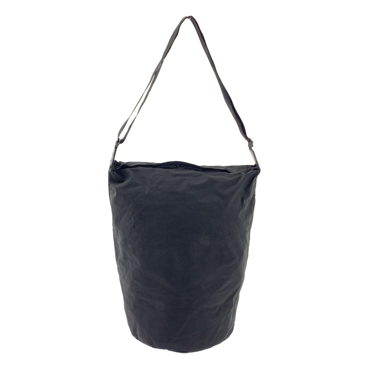 Y s ワイズヨウジヤマモト コットン バケツ ショルダー バッグ ブラック レディース