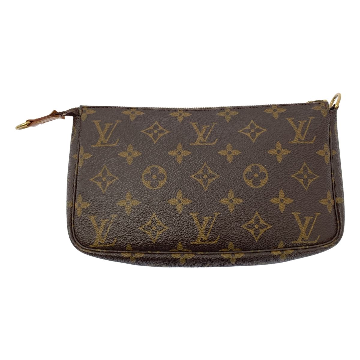  Louis Vuitton ルイヴィトン モノグラム レザー ショルダー バッグ ブラウン レディース メッセンジャーバッグ ショルダーバッグ