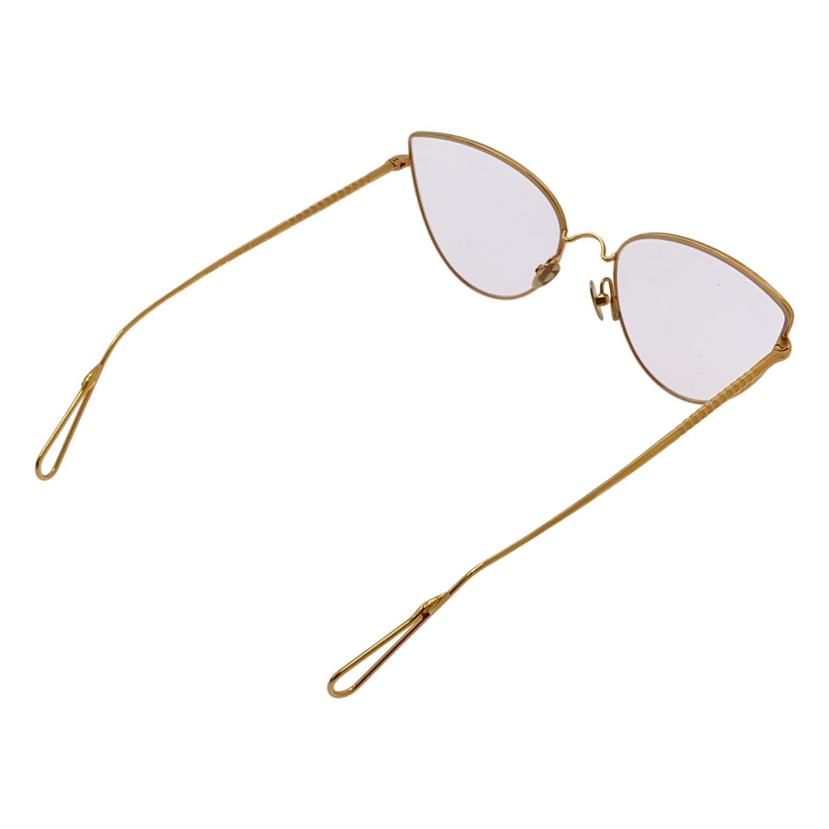 AHLEM アーレム MIREILLE キャットアイ フレーム メガネ ゴールド