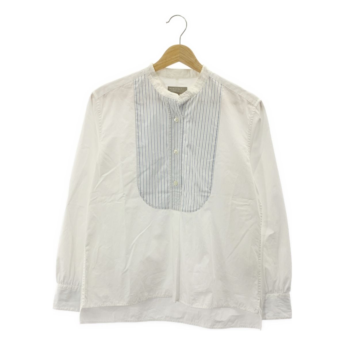 MARGARET HOWELL / マーガレットハウエル | コットン ストライプ切替