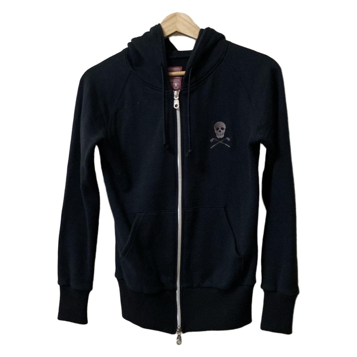 MARK&LONA(マークアンドロナ) パーカー サイズS レディース 黒×ダーク