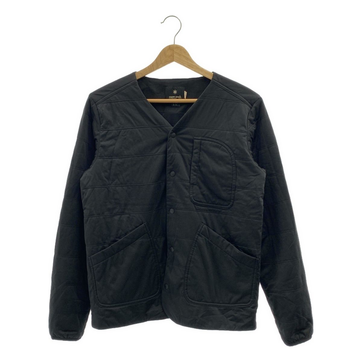 SNOW PEAK スノーピーク フレキシブル インサレーション カーディガン S ブラック レディース