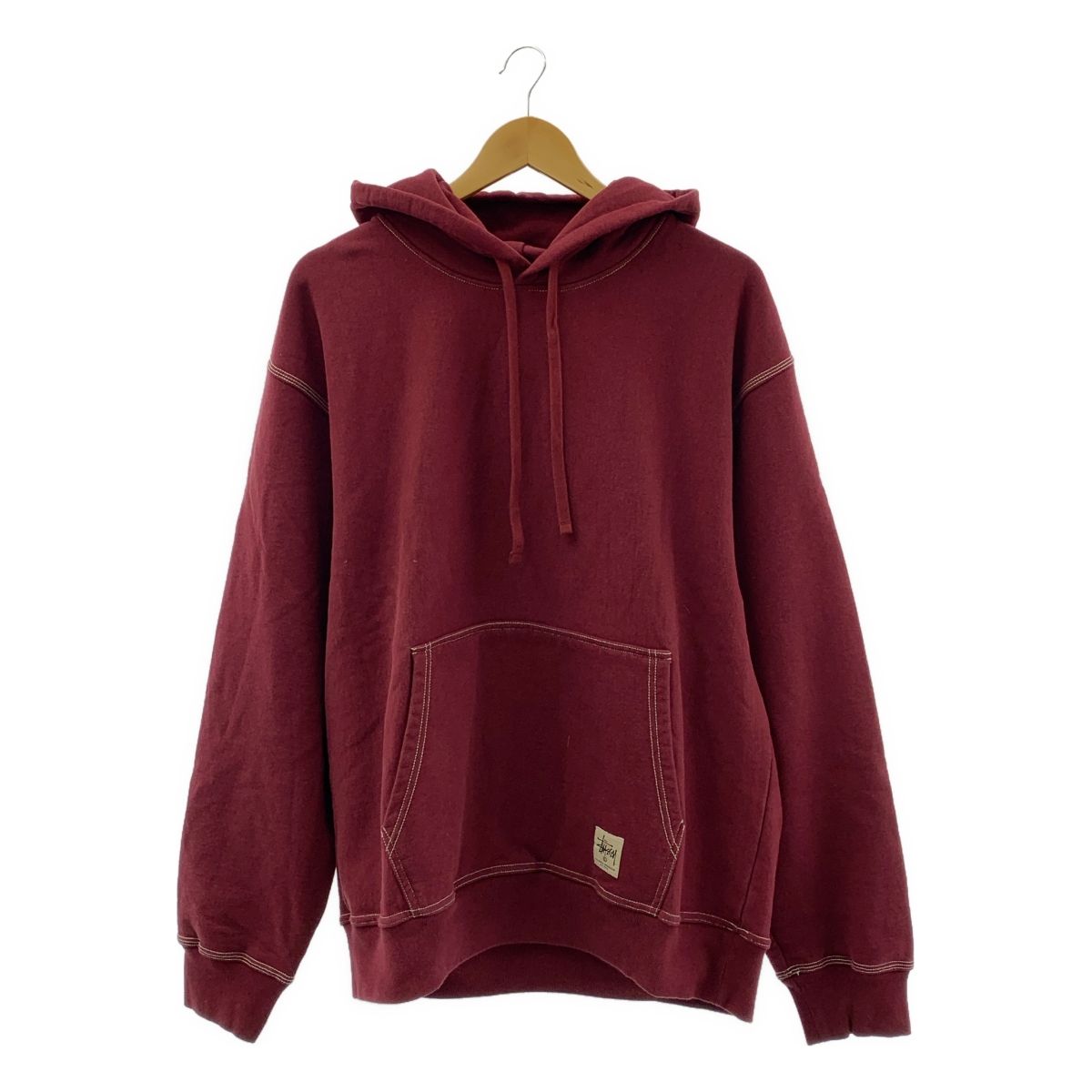OLD STUSSY スウェット　ボルドー 中古・古着通販】stussy (ステューシー) スポーツクルーカレッジ