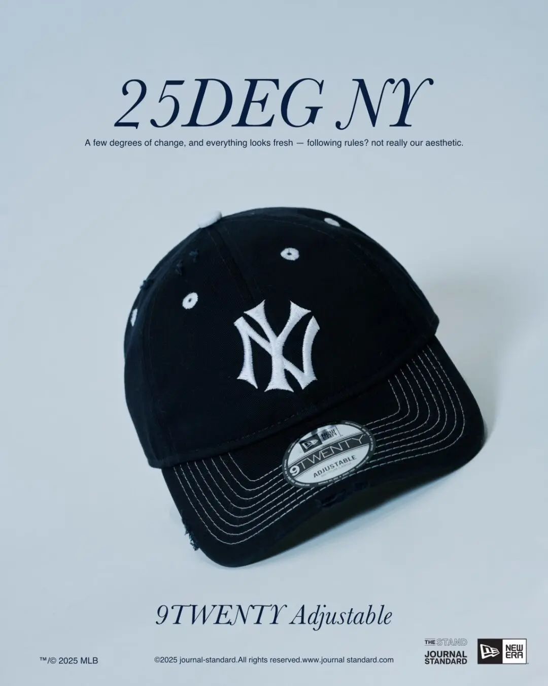 NEW ERA THE STAND 25DEG NY 9TWENTY CAP ニューエラ ザ スタンド Big Fly ヤンキース キャップ 帽子
