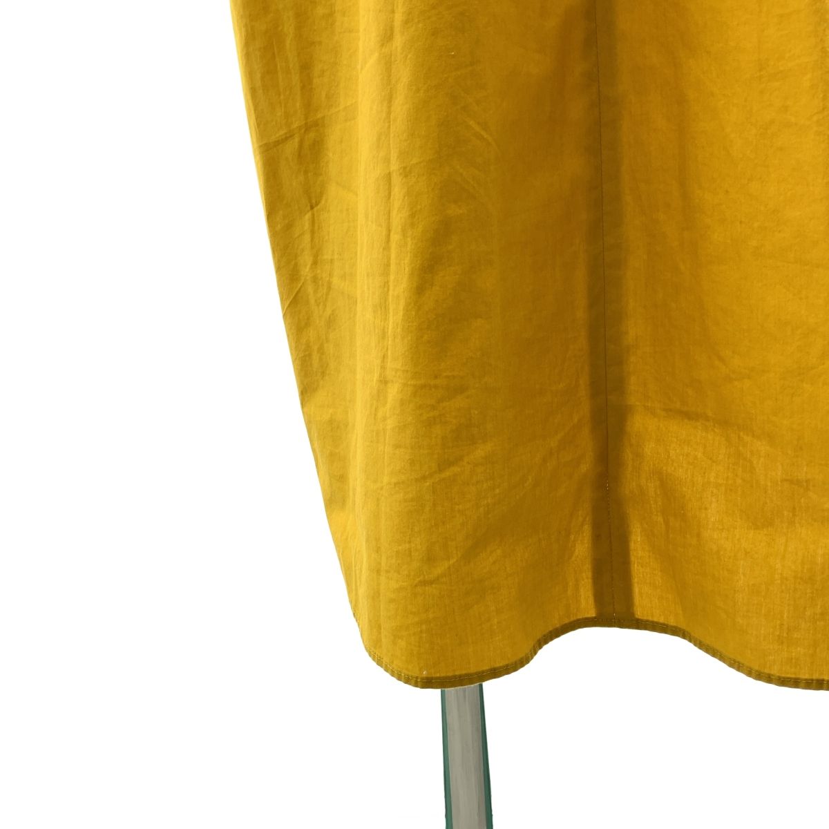  loin. ロワン Vネック エアリー ベルト ワンピース 38 イエロー レディース その他 ワンピース